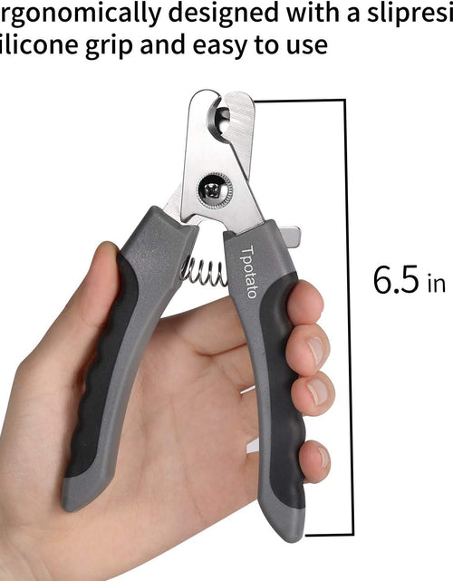 Load image into Gallery viewer, Dog Nail Clippers,Dog Nail Trimmers for Large Breed Dog with Quick Sensor,Safari Professional Cat Nail Clipper with Safety Guard and Nail File.
