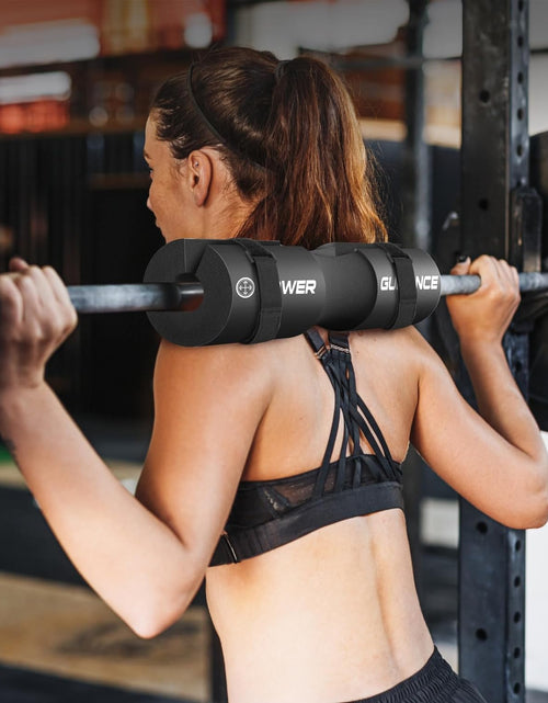 Load image into Gallery viewer, Barbell Squat Pad - Neck &amp; Shoulder Protective Pad - Great for Squats, Lunges, Hip Thrusts, Weight Lifting &amp; More - Fit Standard and Olympic Bars Perfectly
