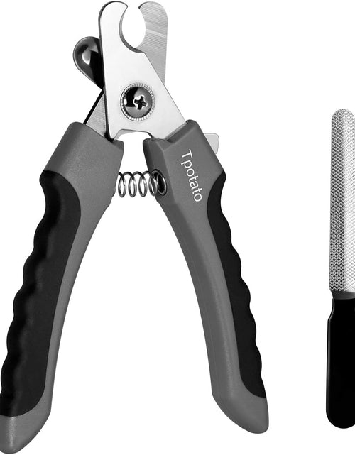 Load image into Gallery viewer, Dog Nail Clippers,Dog Nail Trimmers for Large Breed Dog with Quick Sensor,Safari Professional Cat Nail Clipper with Safety Guard and Nail File.
